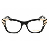 Roberto Cavalli Unisex Eyeglasses - Shiny Black Rectangular Shape Frame | VRC025V 700Y ,