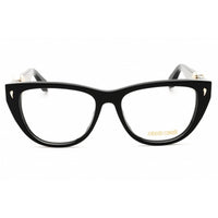 Roberto Cavalli Unisex Eyeglasses - Shiny Black Plastic Full Rim Frame | VRC045 0700 ,