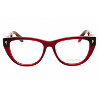 Roberto Cavalli Unisex Eyeglasses - Shiny Dark Burgundy Full Rim Frame | VRC045 0954 ,