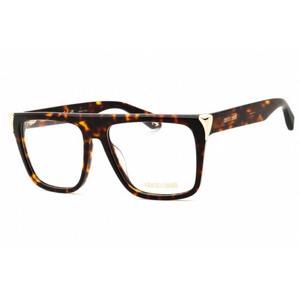 Roberto Cavalli Unisex Eyeglasses - Shiny Brown Havana/Yellow Frame | VRC107M 0743 ,