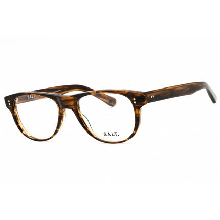 Salt Unisex Eyeglasses - Amber Glacier Plastic Oval Full Rim Frame | ALDAN-51 AGLC ,