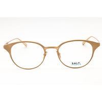 Salt Unisex Eyeglasses - Matte Honey/Honey Gold Titanium Full Rim Frame | DEVON MHHG ,