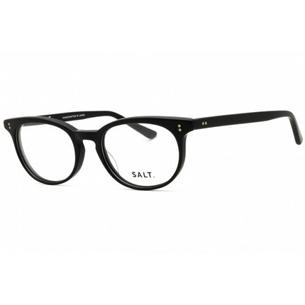 Salt Unisex Eyeglasses - Matte Black Plastic Oval Full Rim Frame | GARLAND-51 MBK ,
