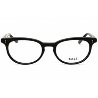 Salt Unisex Eyeglasses - Matte Black Plastic Oval Full Rim Frame | GARLAND-51 MBK ,