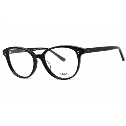 Salt Unisex Eyeglasses - Black Plastic Oval Shape Full Rim Frame | MACKEN-52 BK ,