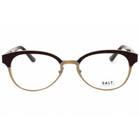 Salt Unisex Eyeglasses - Redwood/Antique Gold-Crimson Full Rim Frame | MADISON RDAG ,