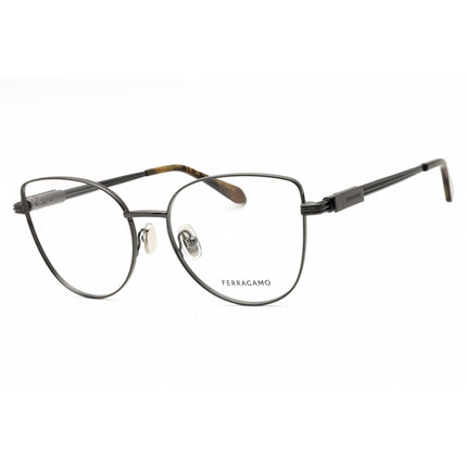 Salvatore Ferragamo Unisex Eyeglasses - Dark Ruthenium Full Rim Frame | SF2240 027 ,