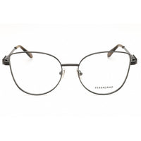 Salvatore Ferragamo Unisex Eyeglasses - Dark Ruthenium Full Rim Frame | SF2240 027 ,