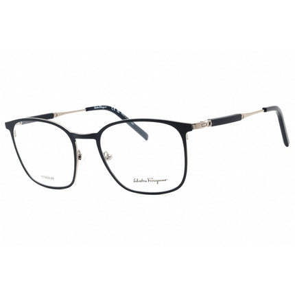 Salvatore Ferragamo Unisex Eyeglasses - Light Ruthenium/Blue Frame | SF2566 021 ,