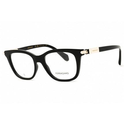 Salvatore Ferragamo Unisex Eyeglasses - Black Rectangular Shape Frame | SF2973 001 ,