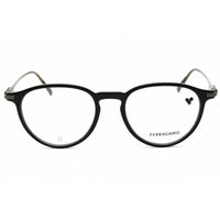 Salvatore Ferragamo Unisex Eyeglasses - Black Round Shape Full Rim Frame | SF2976 001 ,