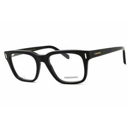 Salvatore Ferragamo Unisex Eyeglasses - Black Acetate Full Rim Frame | SF2996 001 ,