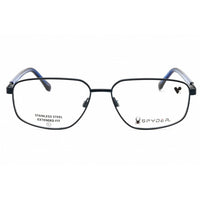 Spyder Unisex Eyeglasses - Navy Metal Rectangular Shape Full Rim Frame | SP4033 414 ,