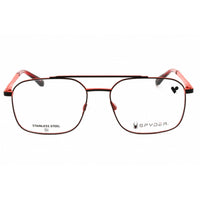 Spyder Unisex Eyeglasses - Black Diamond Metal Rectangular Shape Frame | SP4038 001 ,