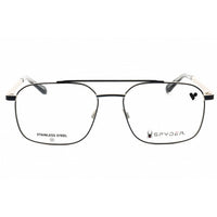 Spyder Unisex Eyeglasses - Navy Metal Rectangular Shape Full Rim Frame | SP4038 414 ,