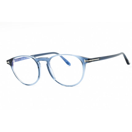 Tom Ford Unisex Eyeglasses - Round Shape Acetate Full Rim Frame | FT5803-B 090 ,