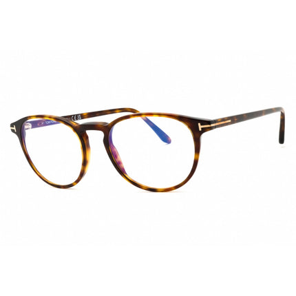 Tom Ford Unisex Eyeglasses - Round Shape Acetate Full Rim Frame | FT5803-B 054 ,
