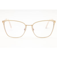 Tom Ford Unisex Eyeglasses - Cat Eye Shape Metal Full Rim Frame | FT5839-B 025 ,