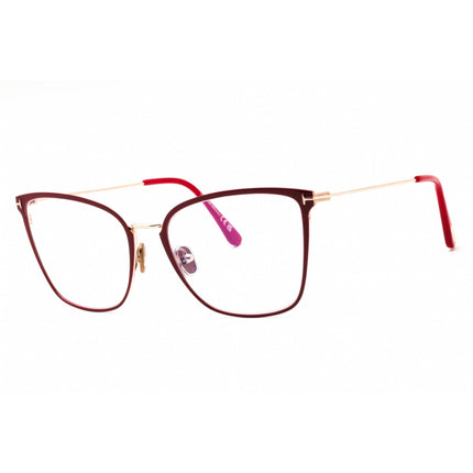 Tom Ford Unisex Eyeglasses - Cat Eye Shape Metal Full Rim Frame | FT5839-B 075 ,
