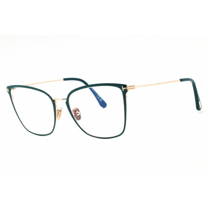Tom Ford Unisex Eyeglasses - Rectangular Shape Metal Full Rim Frame | FT5839-B 087 ,