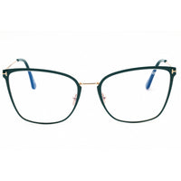 Tom Ford Unisex Eyeglasses - Rectangular Shape Metal Full Rim Frame | FT5839-B 087 ,