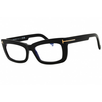 Tom Ford Unisex Eyeglasses - Rectangular Shape Acetate Full Rim Frame | FT5966-B 001 ,