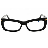 Tom Ford Unisex Eyeglasses - Rectangular Shape Acetate Full Rim Frame | FT5966-B 001 ,