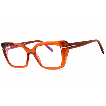 Tom Ford Unisex Eyeglasses - Rectangular Shape Acetate Full Rim Frame | FT5991-B 048 ,