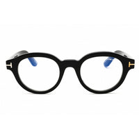 Tom Ford Unisex Eyeglasses - Round Shape Acetate Full Rim Frame | FT6037-B 001 ,