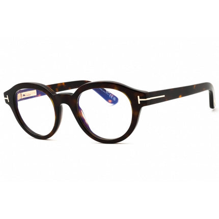 Tom Ford Unisex Eyeglasses - Round Shape Acetate Full Rim Frame | FT6037-B 052 ,