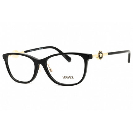 Versace Unisex Eyeglasses - Plastic Black Full Rim Rectangular Frame | 0VE3297D GB1 ,