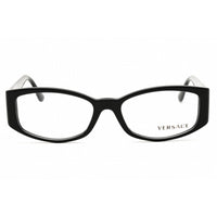 Versace Unisex Eyeglasses - Acetate Black Full Rim Rectangular Frame | 0VE3343 GB1 ,