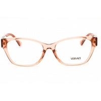 Versace Unisex Eyeglasses - Acetate Transparent Brown Full Rim Frame | 0VE3344F 5434 ,