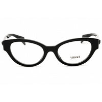 Versace Unisex Eyeglasses - Plastic Black Full Rim Cat Eye Shape Frame | 0VE3361U GB1 ,