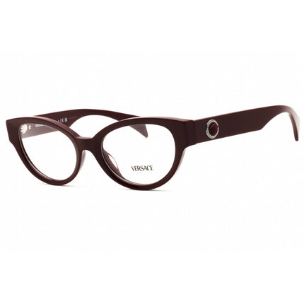 Versace Unisex Eyeglasses - Acetate Bordeaux Full Rim Cat Eye Frame | 0VE3361U 5487 ,
