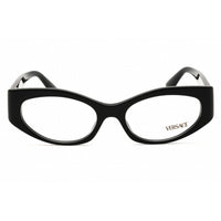 Versace Unisex Eyeglasses - Plastic Black Full Rim Cat Eye Frame, 51mm | 0VE3369 GB1 ,