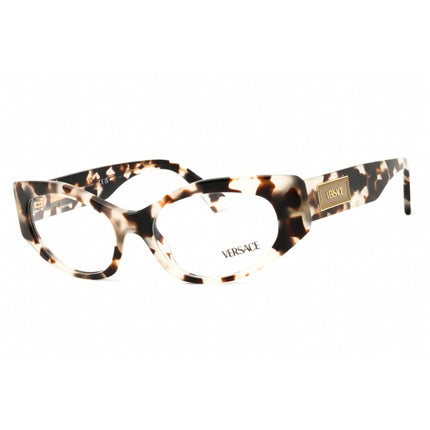 Versace Unisex Eyeglasses - Acetate Tortoise Full Rim Cat Eye Frame | 0VE3369 5498 ,