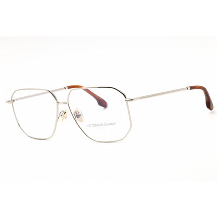 Victoria Beckham Unisex Eyeglasses - Metal Silver Full Rim Oval Frame | VB2115 040 ,