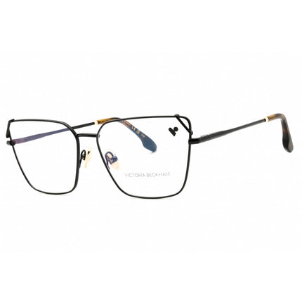 Victoria Beckham Unisex Eyeglasses - Metal Black Full Rim Cat Eye Frame | VB2126 001 ,