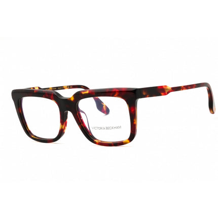 Victoria Beckham Unisex Eyeglasses - Acetate Havana Red Full Rim Frame | VB2628 609 ,