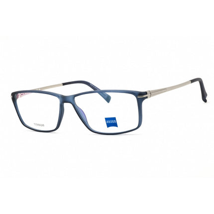 Zeiss Unisex Eyeglasses - Injected Propionate Blue Rectangular Frame | ZS20001 520 ,
