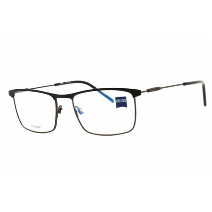 Zeiss Unisex Eyeglasses - Titanium Matte Black Rectangular Shape Frame | ZS22102 001 ,