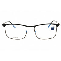 Zeiss Unisex Eyeglasses - Titanium Matte Black Rectangular Shape Frame | ZS22102 001 ,