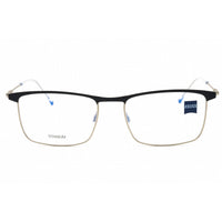 Zeiss Unisex Eyeglasses - Titanium Matte Navy Full Rim Rectangular Frame | ZS22102 410 ,