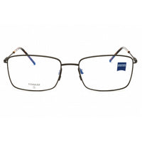 Zeiss Unisex Eyeglasses - Titanium Satin Gunmetal Rectangular, 55mm | ZS22103 070 ,