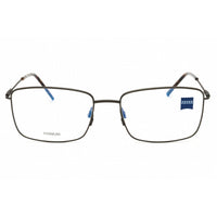 Zeiss Unisex Eyeglasses - Titanium Satin Gunmetal Rectangular, 58mm | ZS22103 070 ,