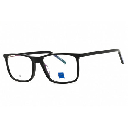 Zeiss Unisex Eyeglasses - Acetate Black Full Rim Rectangular Frame, 54mm | ZS22500 001 ,