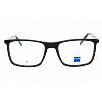 Zeiss Unisex Eyeglasses - Acetate Black Full Rim Rectangular Frame, 54mm | ZS22500 001 ,