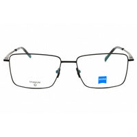 Zeiss Unisex Eyeglasses - Titanium Matte Black Rectangular Shape Frame | ZS24145 002 ,