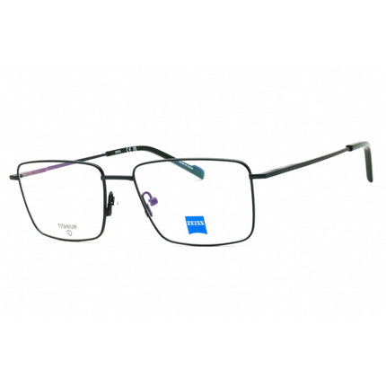 Zeiss Unisex Eyeglasses - Titanium Satin Green Rectangular Frame, 56mm | ZS24145 303 ,